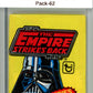 1980 Star Wars Empire Strikes Back Sealed Hobby Pack Vador -  SPK 62 Image 1