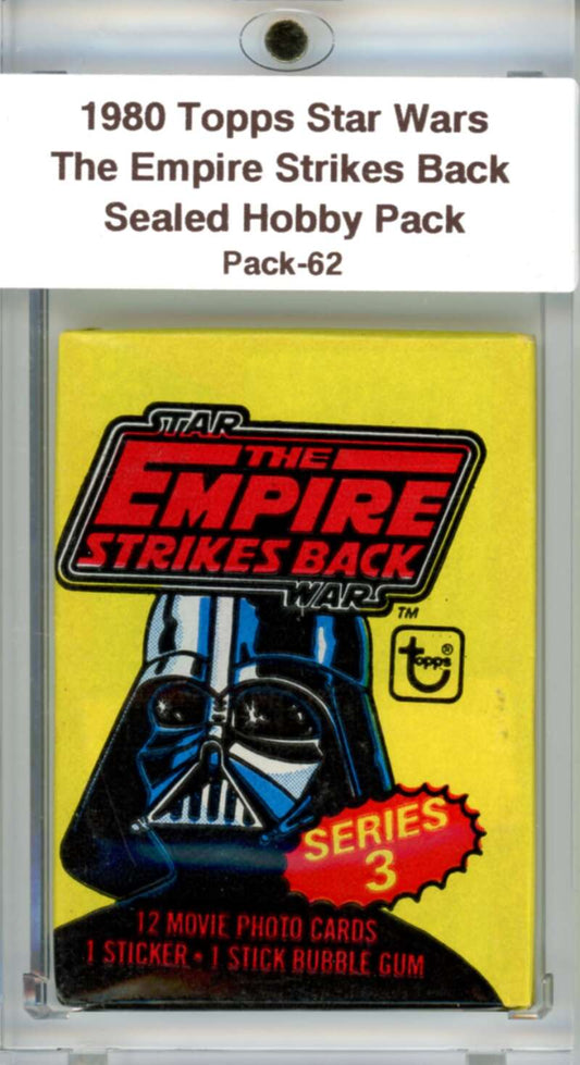 1980 Star Wars Empire Strikes Back Sealed Hobby Pack Vador -  SPK 62 Image 1