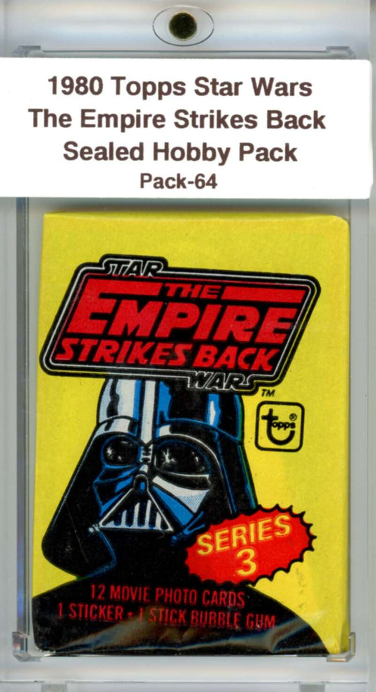 1980 Star Wars Empire Strikes Back Sealed Hobby Pack Vador -  SPK 64 Image 1