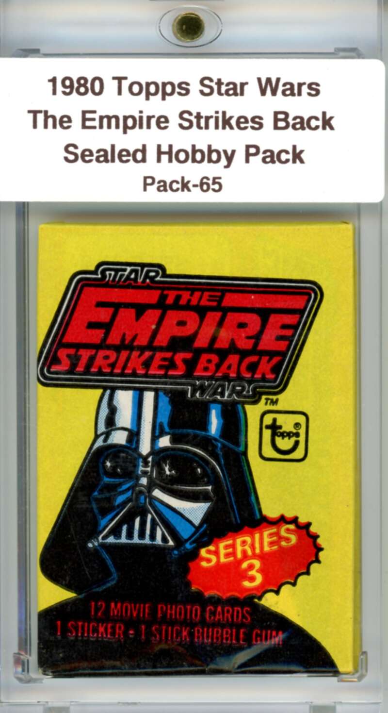 1980 Star Wars Empire Strikes Back Sealed Hobby Pack Vador -  SPK 65 Image 1