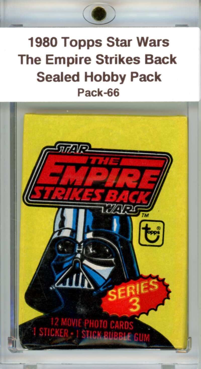 1980 Star Wars Empire Strikes Back Sealed Hobby Pack Vador -  SPK 66 Image 1