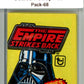 1980 Star Wars Empire Strikes Back Sealed Hobby Pack Vador -  SPK 68 Image 1