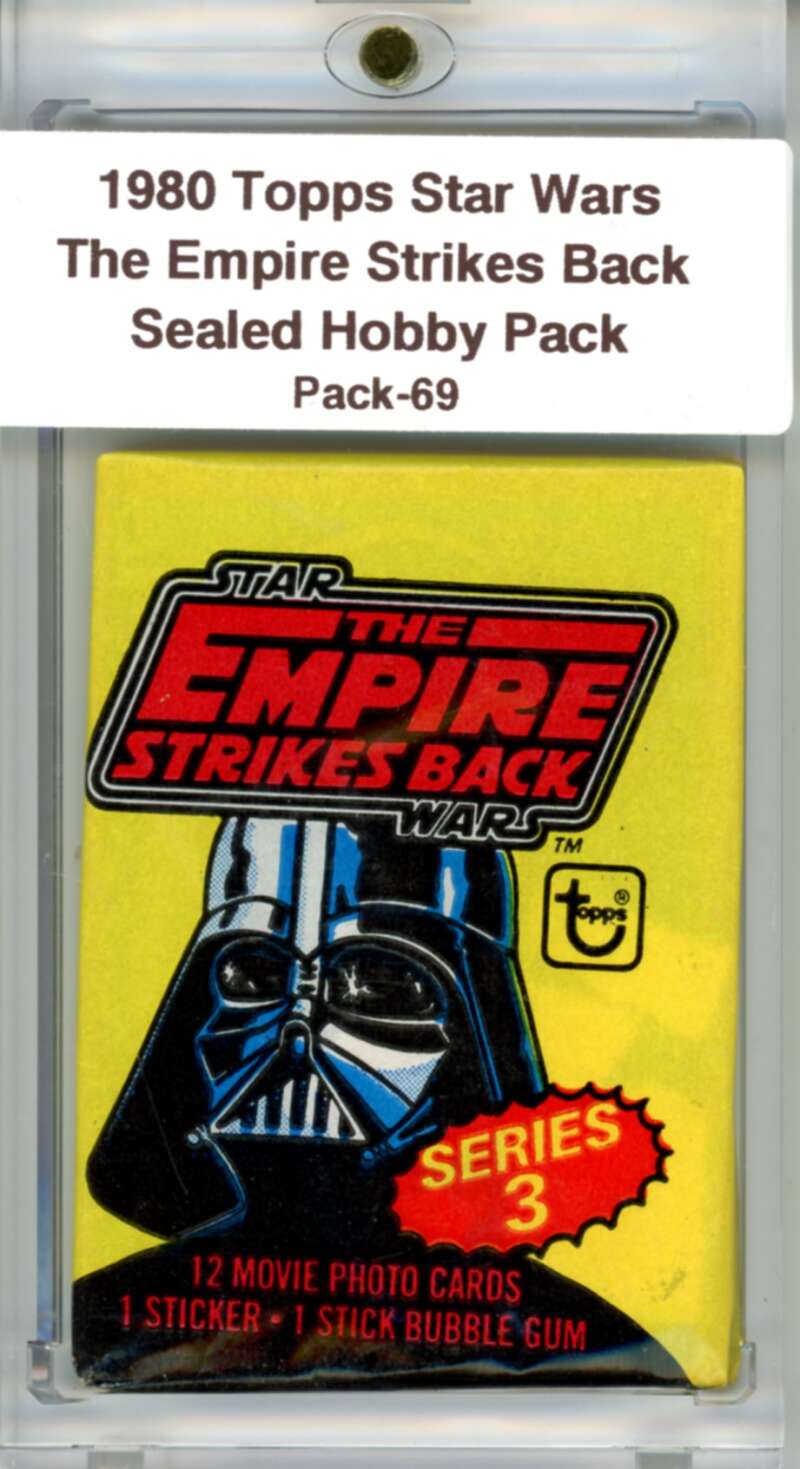 1980 Star Wars Empire Strikes Back Sealed Hobby Pack Vador -  SPK 69 Image 1