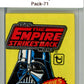 1980 Star Wars Empire Strikes Back Sealed Hobby Pack Vador -  SPK 71 Image 1