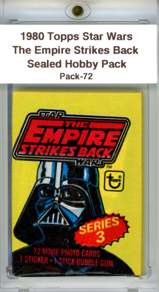 1980 Star Wars Empire Strikes Back Sealed Hobby Pack Vador -  SPK 72 Image 1