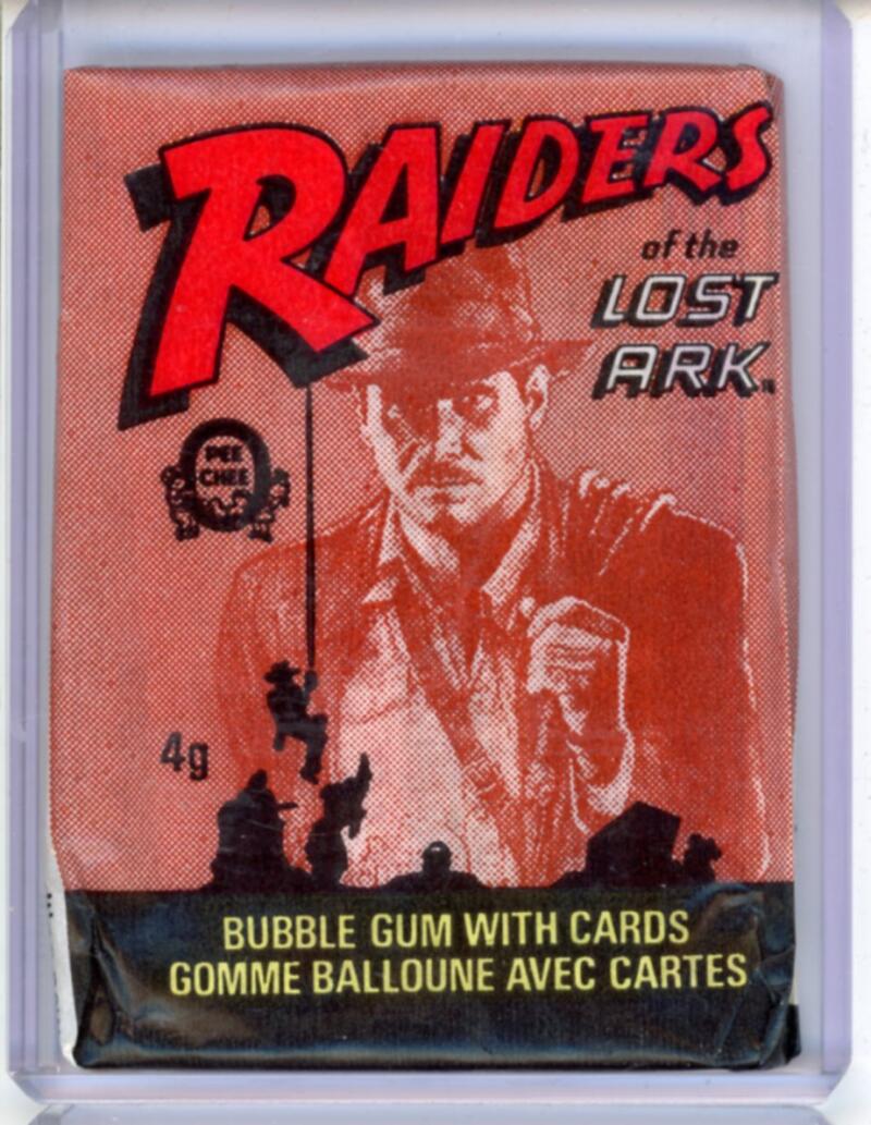 1981 OPC Indiana Jones Raiders of the Lost Ark Sealed Hobby Wax Pack - SPK 178 Image 1