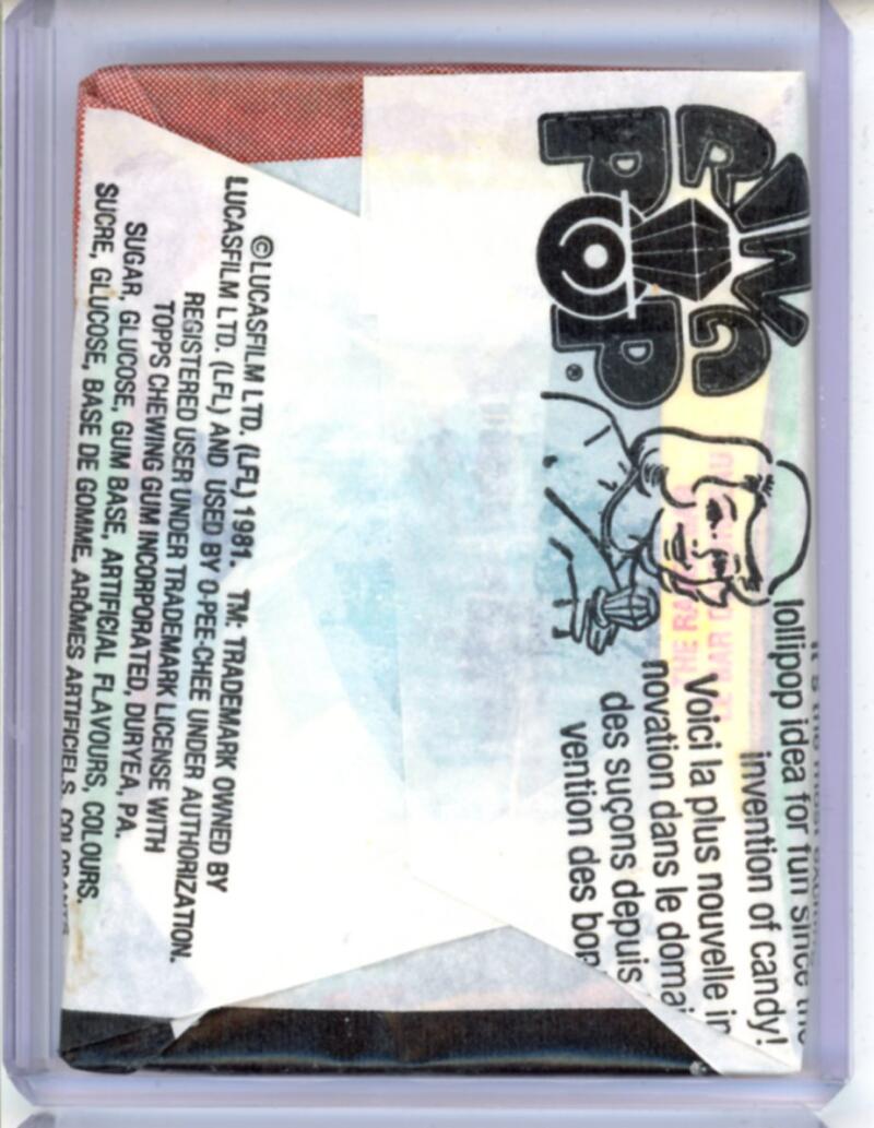 1981 OPC Indiana Jones Raiders of the Lost Ark Sealed Hobby Wax Pack - SPK 178 Image 2