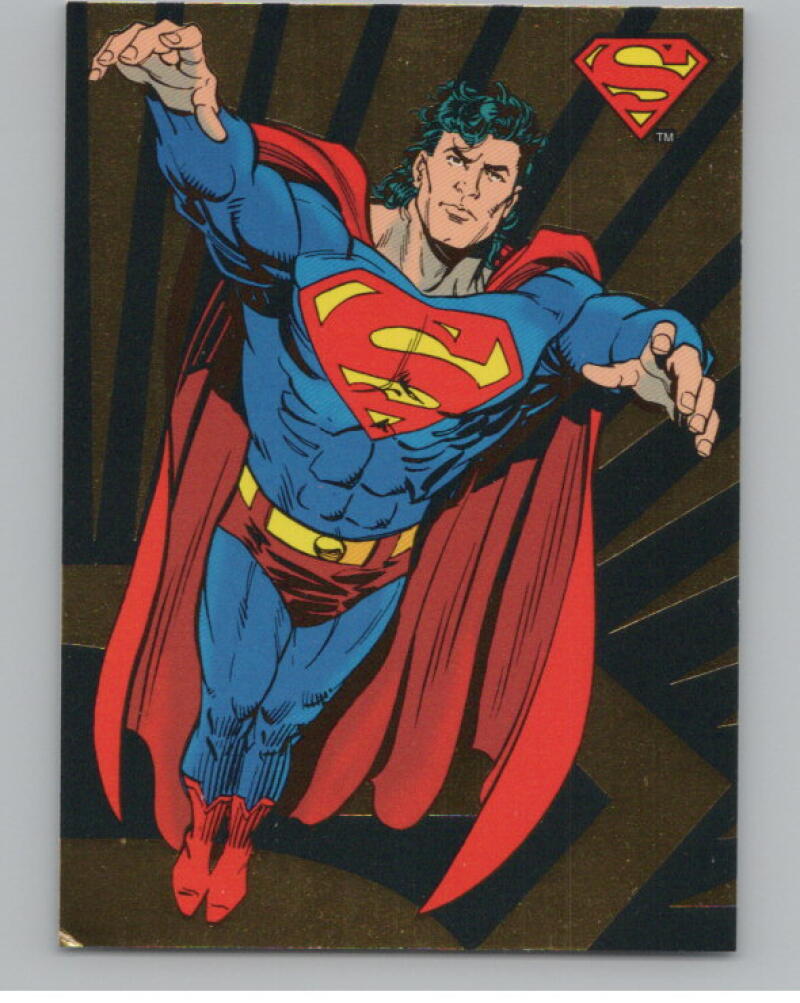 1993 Skybox The Return of Superman Gold Foil #2 In Action V98815 Image 1