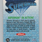 1993 Skybox The Return of Superman Gold Foil #2 In Action V98815 Image 2