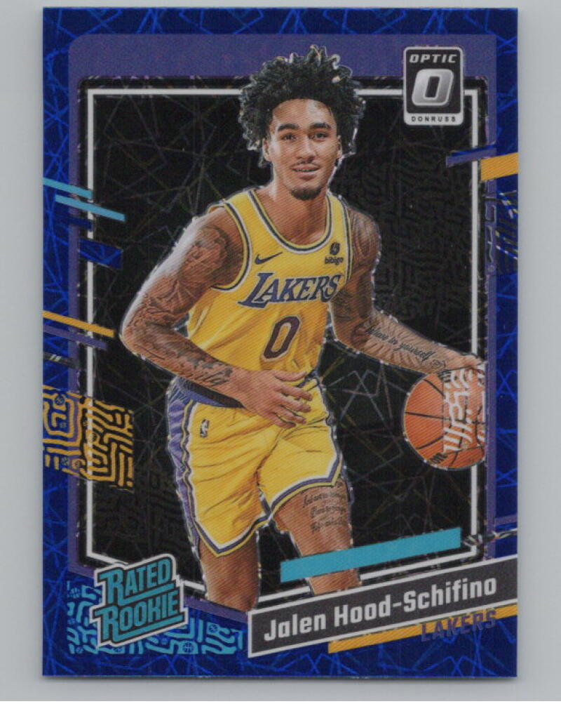 2023-24 Donruss Optic Blue Velocity #214 Jalen Hood-Schifino RR Rookie RC V98948 Image 1