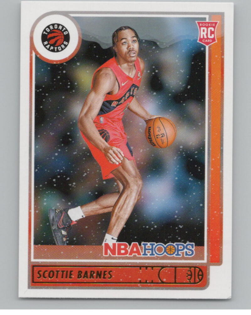 2021-22 Hoops Winter #227 Scottie Barnes RC Rookie V98951 Image 1