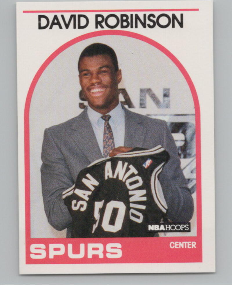 1989-90 Hoops #138 David Robinson SP RC Rookie Basketball V98958 Image 1