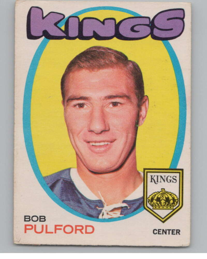 1971-72 O-Pee-Chee #94 Bob Pulford  Los Angeles Kings  V99023 Image 1