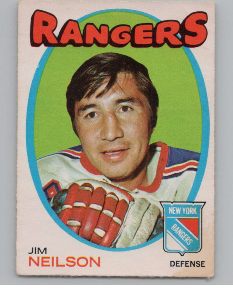 1971-72 O-Pee-Chee #112 Jim Neilson  New York Rangers  V99025 Image 1