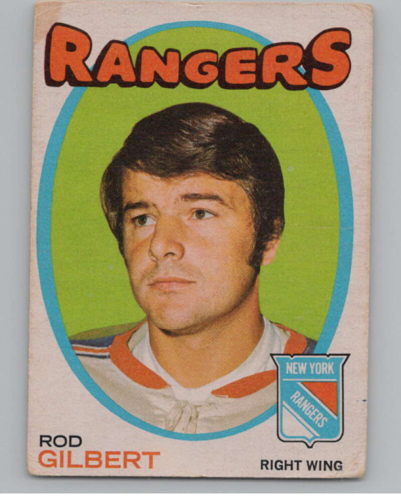1971-72 O-Pee-Chee #123 Rod Gilbert  New York Rangers  V99026 Image 1