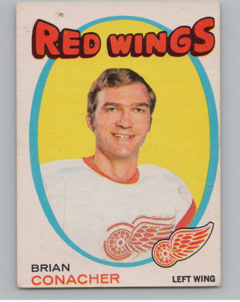 1971-72 O-Pee-Chee #138 Brian Conacher  Detroit Red Wings  V99028 Image 1