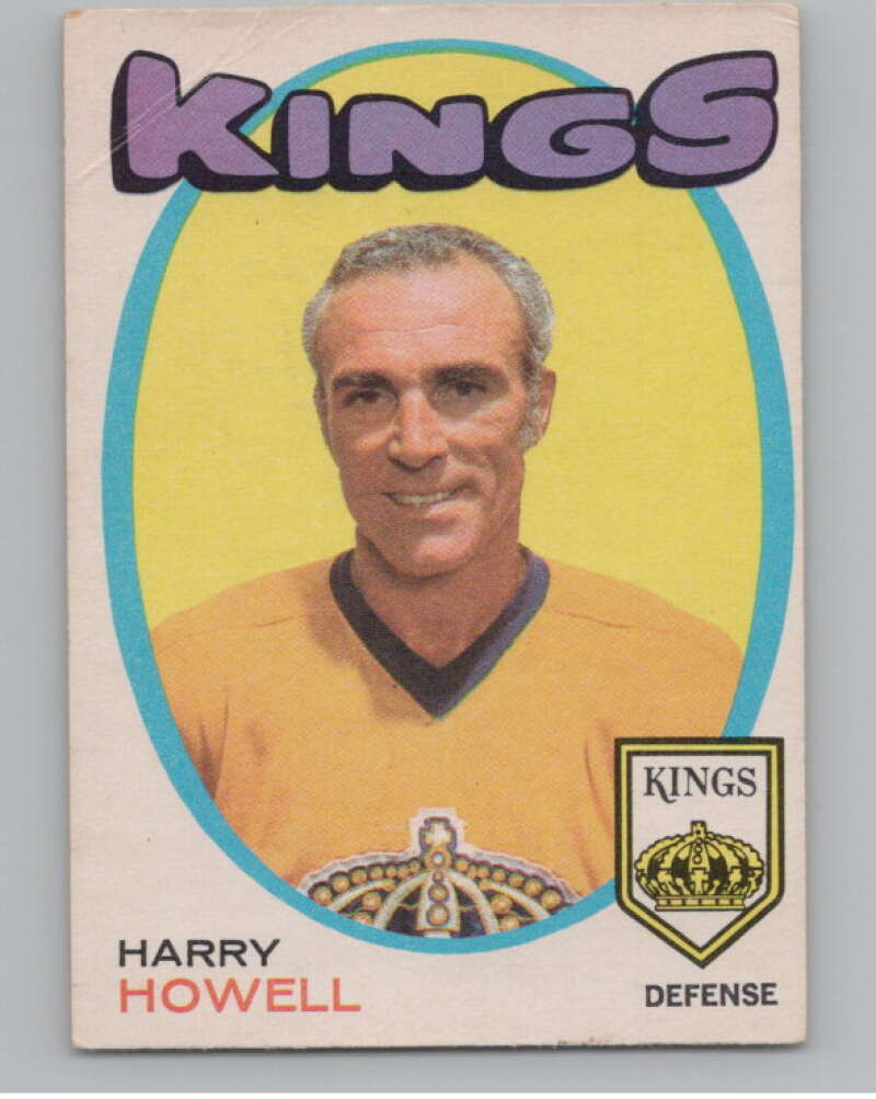 1971-72 O-Pee-Chee #153 Harry Howell  Los Angeles Kings  V99029 Image 1