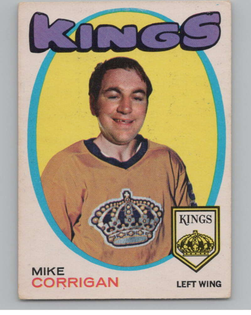 1971-72 O-Pee-Chee #157 Mike Corrigan  Los Angeles Kings  V99030 Image 1