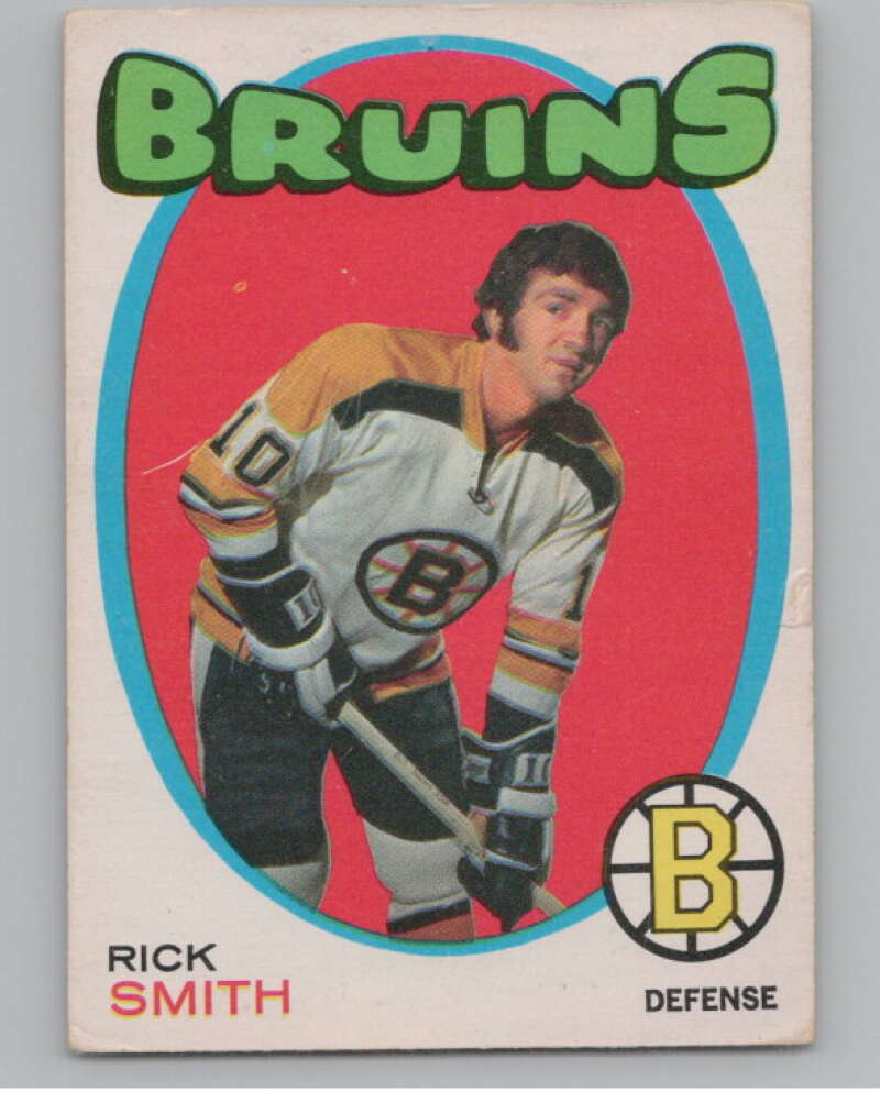 1971-72 O-Pee-Chee #174 Rick Smith  Boston Bruins  V99033 Image 1