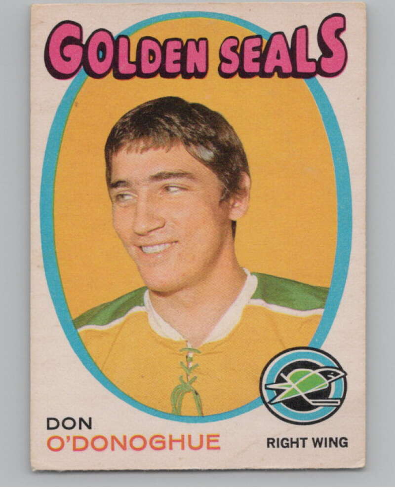 1971-72 O-Pee-Chee #180 Don O'Donoghue RC Rookie Golden Seals  V99035 Image 1