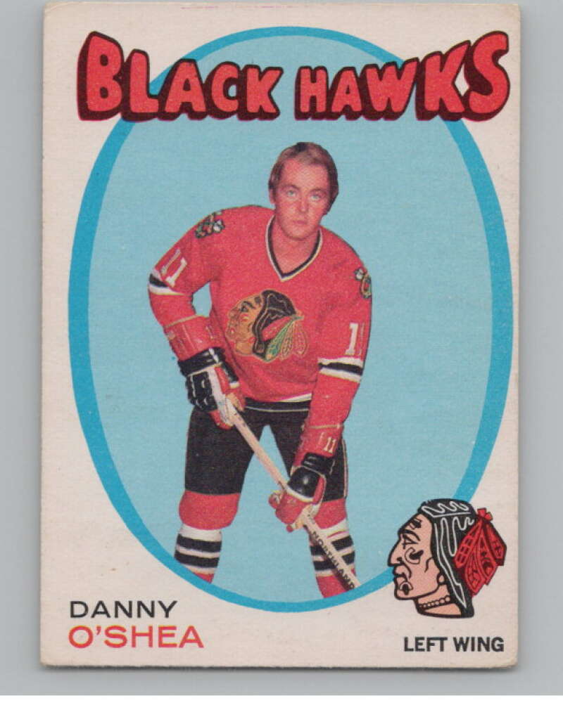 1971-72 O-Pee-Chee #211 Danny O'Shea  Chicago Blackhawks  V99045 Image 1