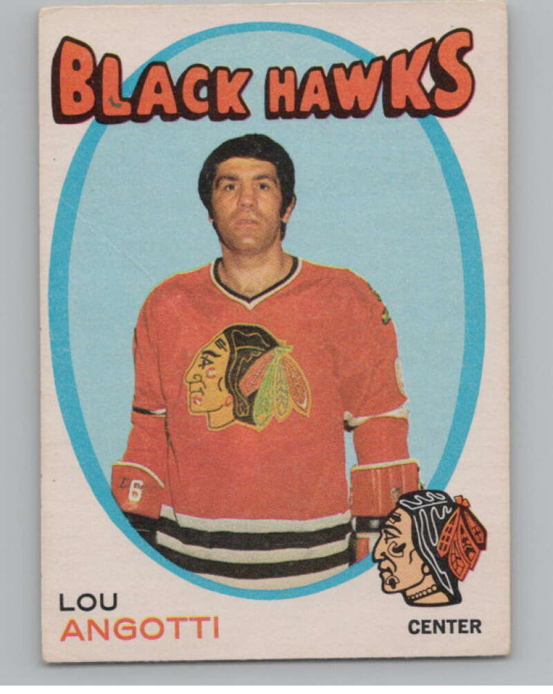 1971-72 O-Pee-Chee #212 Lou Angotti  Chicago Blackhawks  V99046 Image 1