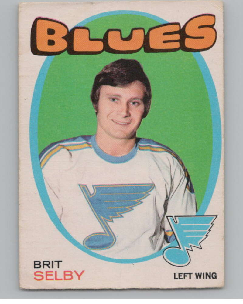 1971-72 O-Pee-Chee #226 Brit Selby  St. Louis Blues  V99055 Image 1
