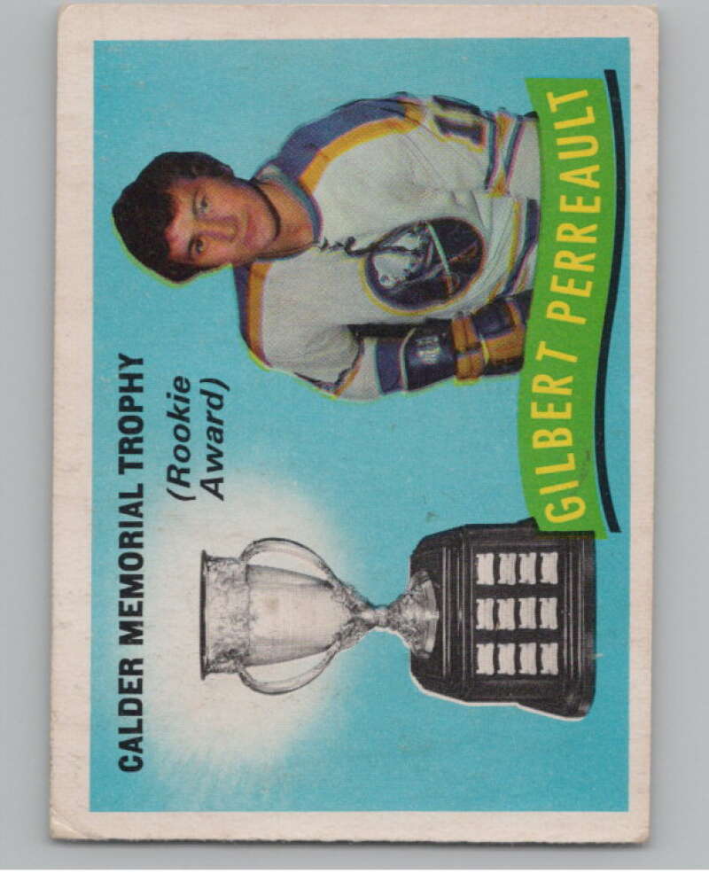 1971-72 O-Pee-Chee #246 Gilbert Perreault TR  Buffalo Sabres  V99059 Image 1