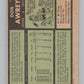 1971-72 O-Pee-Chee #3 Don Awrey  Boston Bruins  V99066 Image 2