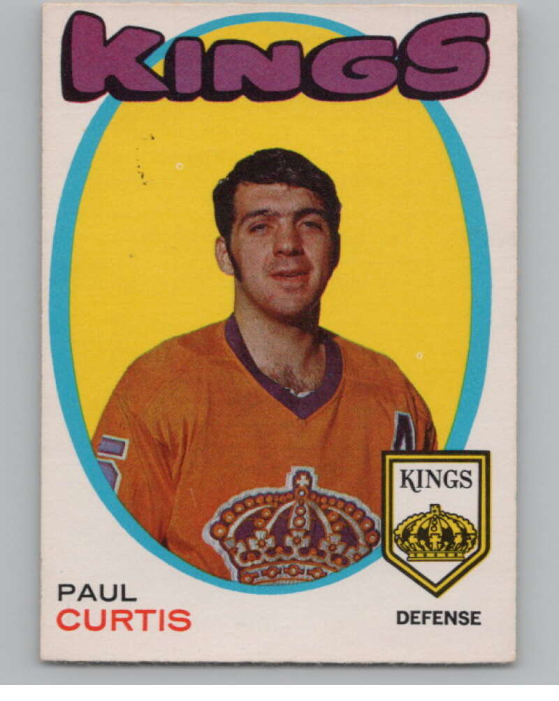 1971-72 O-Pee-Chee #4 Paul Curtis  RC Rookie Kings  V99067 Image 1