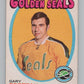 1971-72 O-Pee-Chee #17 Gary Croteau  California Golden Seals  V99076 Image 1