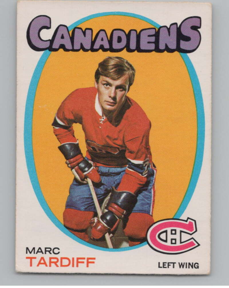 1971-72 O-Pee-Chee #29 Marc Tardif  Montreal Canadiens  V99085 Image 1