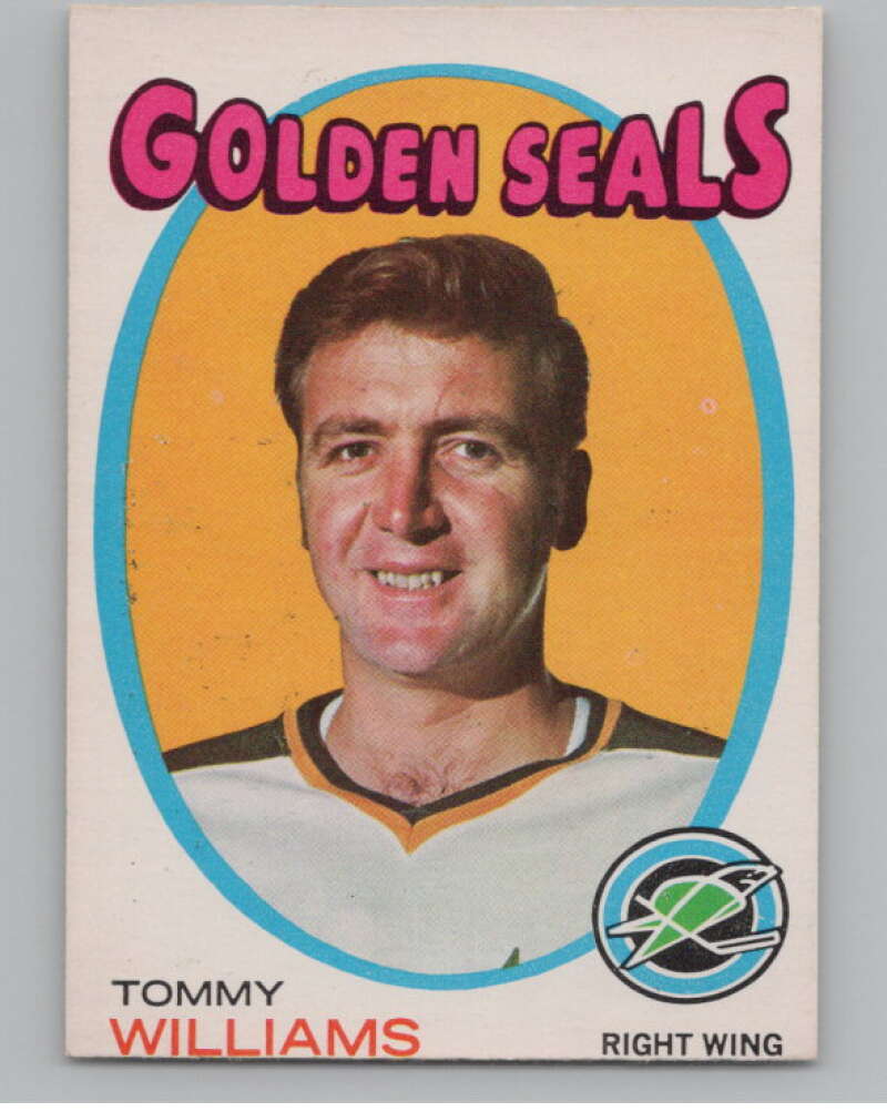 1971-72 O-Pee-Chee #31 Tom Williams  California Golden Seals  V99086 Image 1