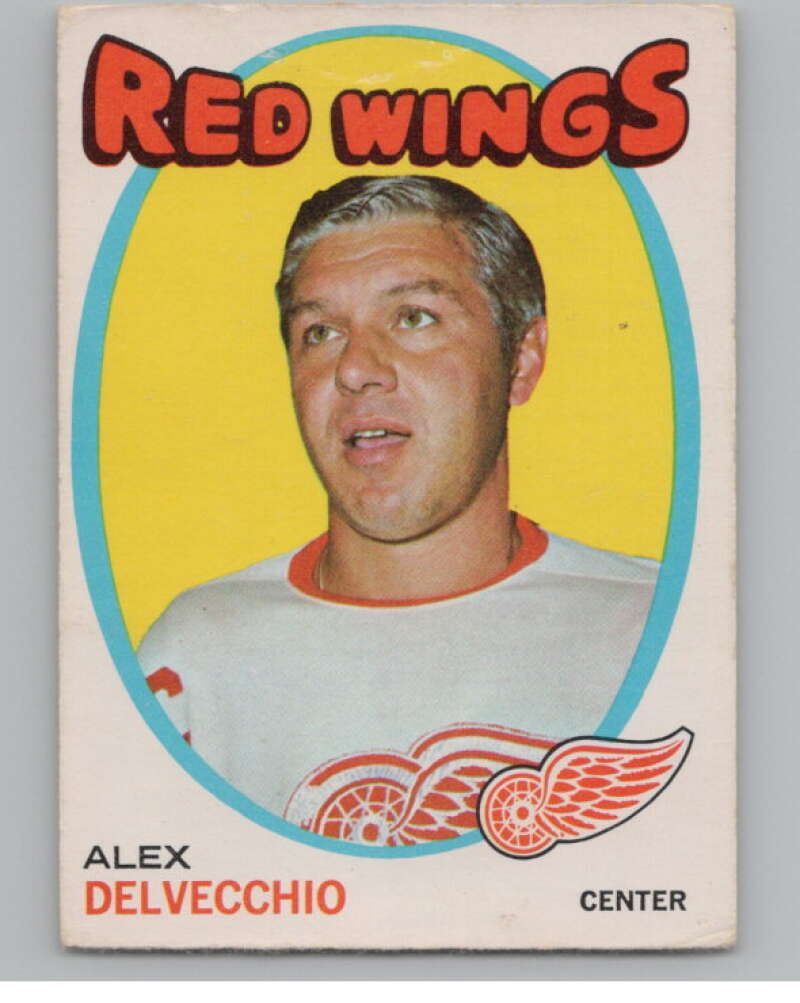 1971-72 O-Pee-Chee #37 Alex Delvecchio  Detroit Red Wings  V99090 Image 1