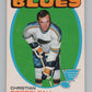 1971-72 O-Pee-Chee #51 Chris Bordeleau  RC Rookie St. Louis Blues  V99098 Image 1
