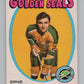 1971-72 O-Pee-Chee #61 Ernie Hicke RC Rookie Golden Seals  V99104 Image 1