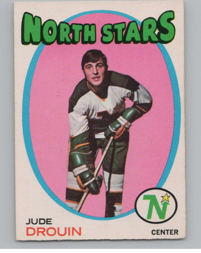 1971-72 O-Pee-Chee #68 Jude Drouin  Minnesota North Stars  V99109 Image 1
