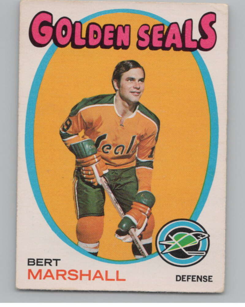 1971-72 O-Pee-Chee #73 Bert Marshall  California Golden Seals  V99111 Image 1