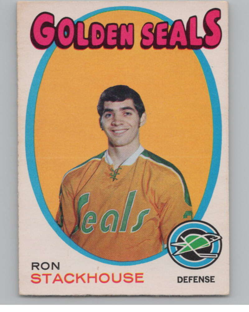 1971-72 O-Pee-Chee #83 Ron Stackhouse RC Rookie  Golden Seals  V99118 Image 1