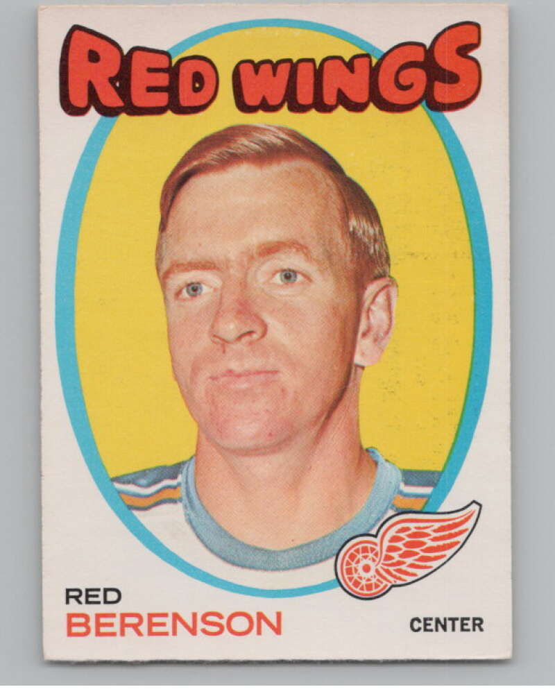 1971-72 O-Pee-Chee #91 Red Berenson  Detroit Red Wings  V99124 Image 1