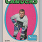 1971-72 O-Pee-Chee #95 Dan Johnson RC Rookie Vancouver Canucks  V99126 Image 1