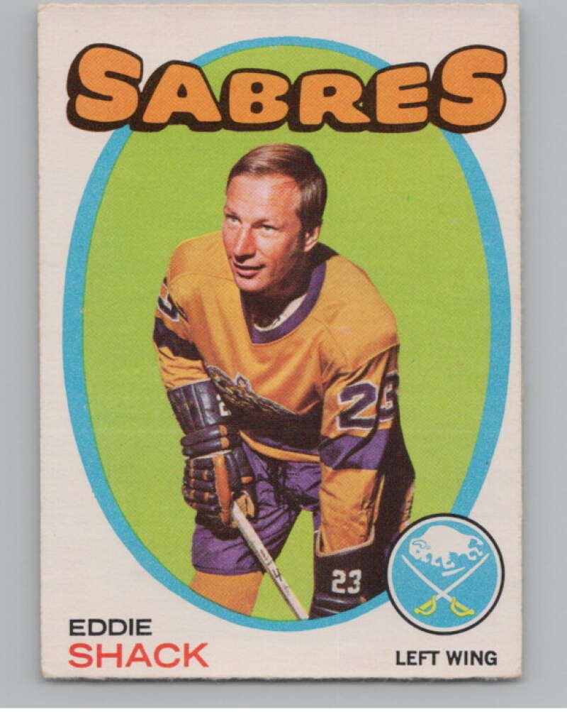 1971-72 O-Pee-Chee #96 Eddie Shack  Buffalo Sabres  V99127 Image 1