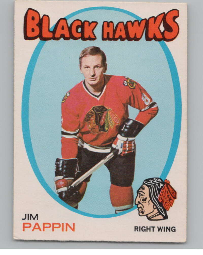 1971-72 O-Pee-Chee #98 Jim Pappin  Chicago Blackhawks  V99129 Image 1