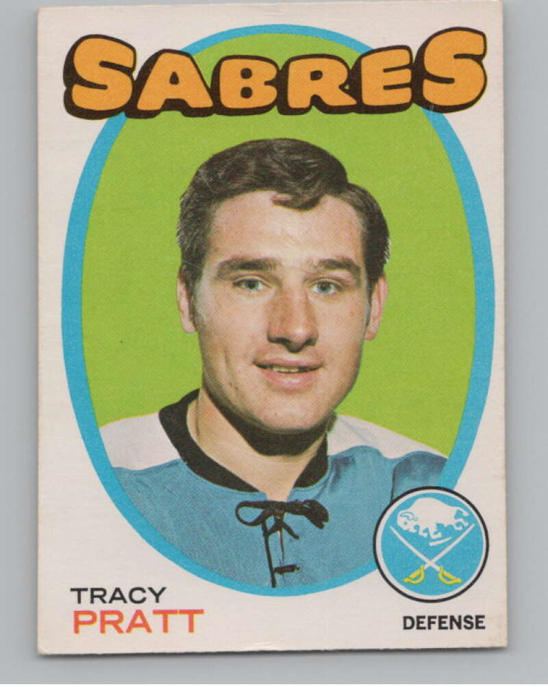 1971-72 O-Pee-Chee #107 Tracy Pratt  Buffalo Sabres  V99135 Image 1
