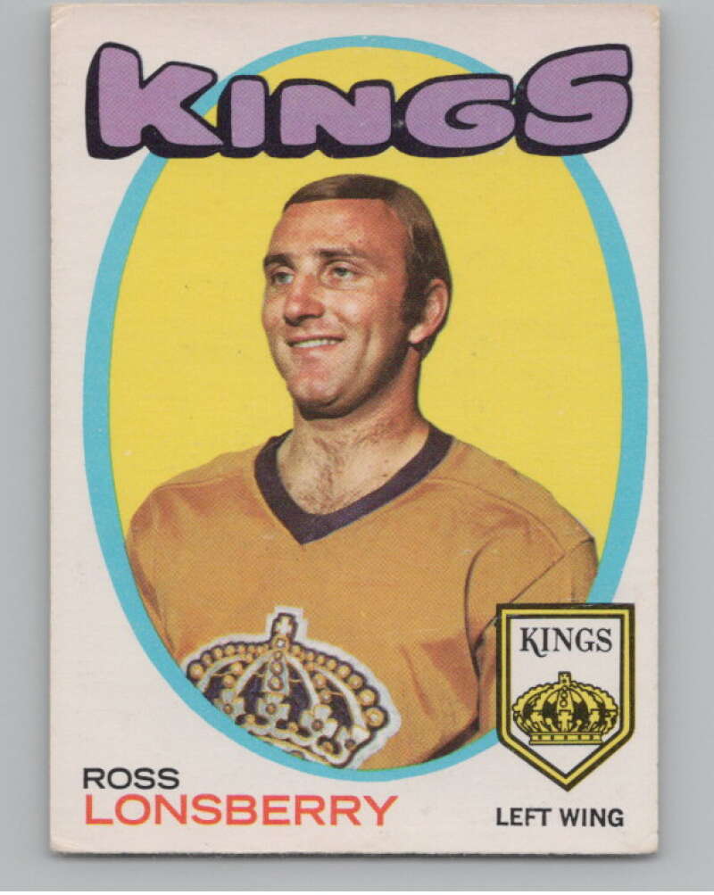 1971-72 O-Pee-Chee #121 Ross Lonsberry  Los Angeles Kings  V99141 Image 1