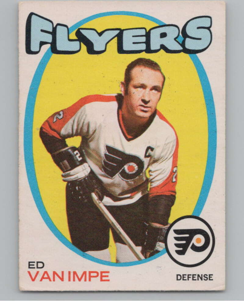 1971-72 O-Pee-Chee #126 Ed Van Impe  Philadelphia Flyers  V99144 Image 1