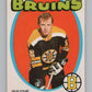 1971-72 O-Pee-Chee #129 Wayne Cashman  Boston Bruins  V99146 Image 1