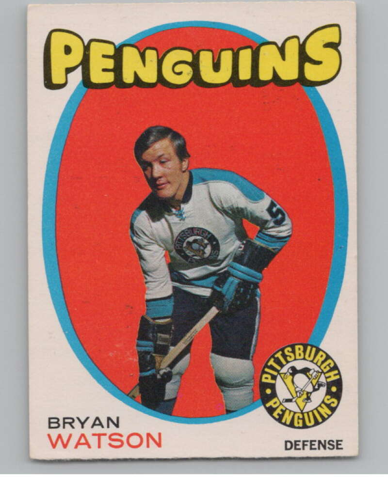 1971-72 O-Pee-Chee #132 Bryan Watson  Pittsburgh Penguins  V99147 Image 1