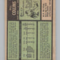1971-72 O-Pee-Chee #139 Bill Collins  Detroit Red Wings  V99152 Image 2