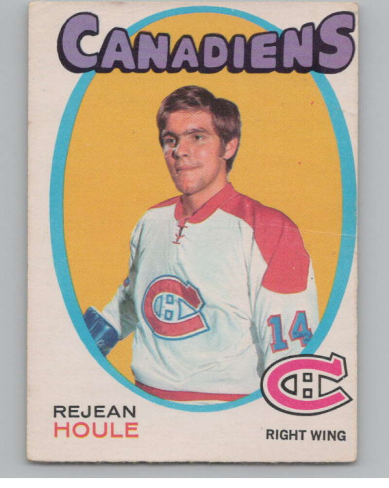 1971-72 O-Pee-Chee #147 Rejean Houle  Montreal Canadiens  V99157 Image 1